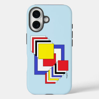 Squares Abstract iPhone 16 Case