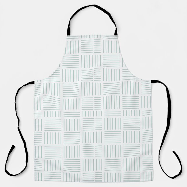 Squares All Over Print Apron (Front)