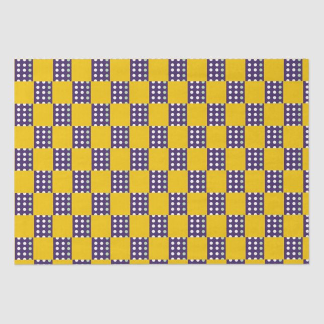 Squares and dots tissue paper (Front)