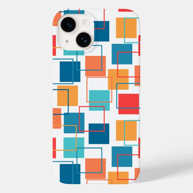 Squares and Outlines  Case-Mate iPhone Case (Back)