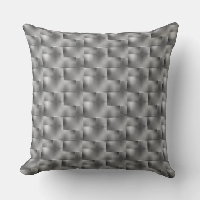 Squares and rectangles with gradients  throw pillow (Front)