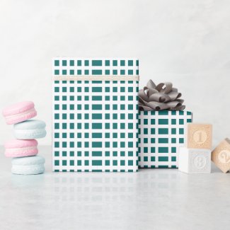 Squares Blue Geometric Pattern