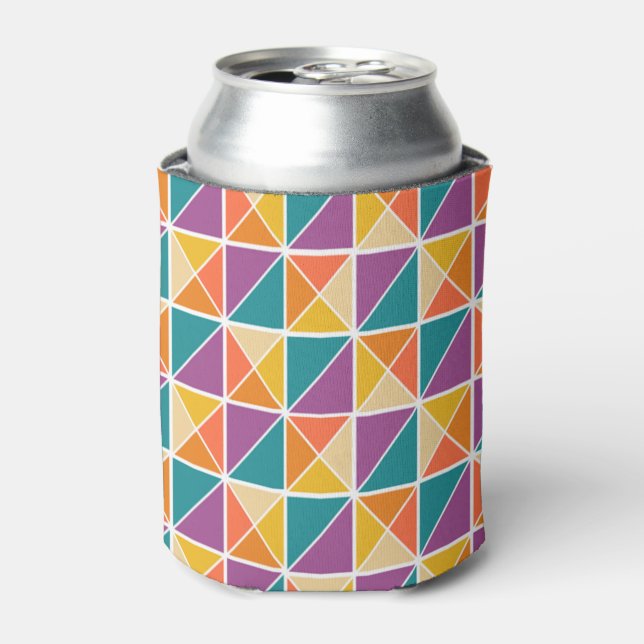 Squares into Triangles Can Cooler (Can Front)