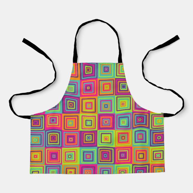 Squares Pattern Apron (Front)