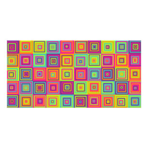 Squares Pattern Card
