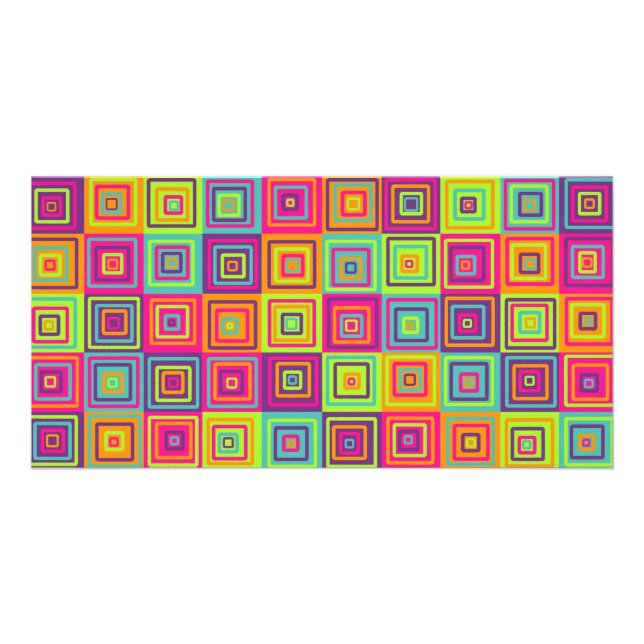 Squares Pattern Card (Front)