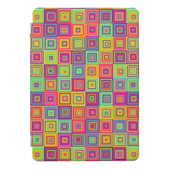 Squares Pattern iPad Pro Cover (Front)