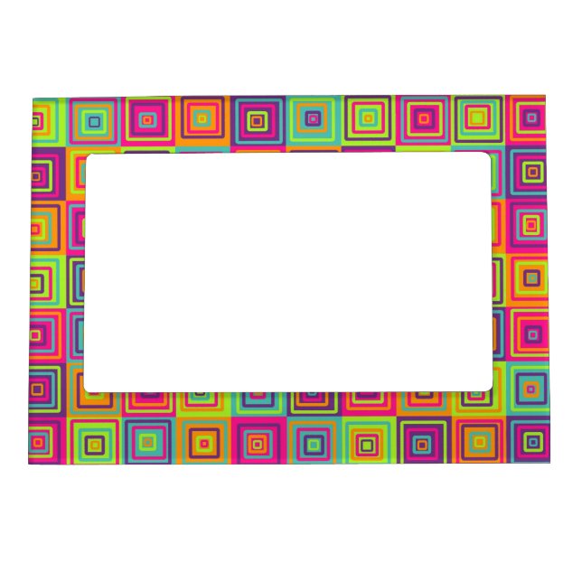 Squares Pattern Magnetic Frame (Front)