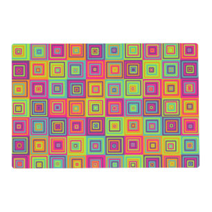 Squares Pattern Placemat