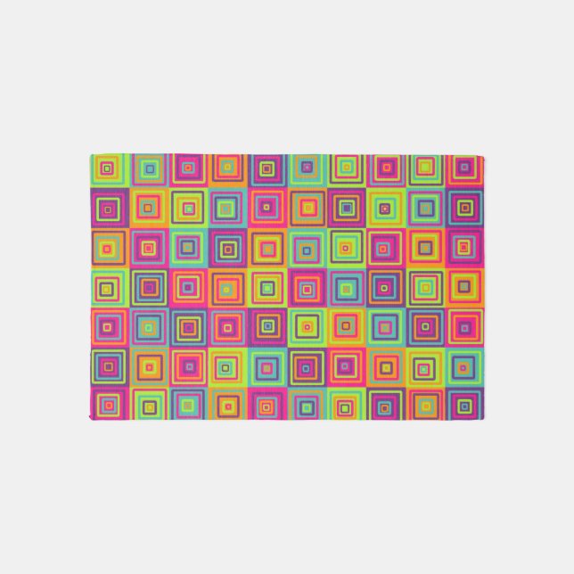 Squares Pattern Rug (Front)