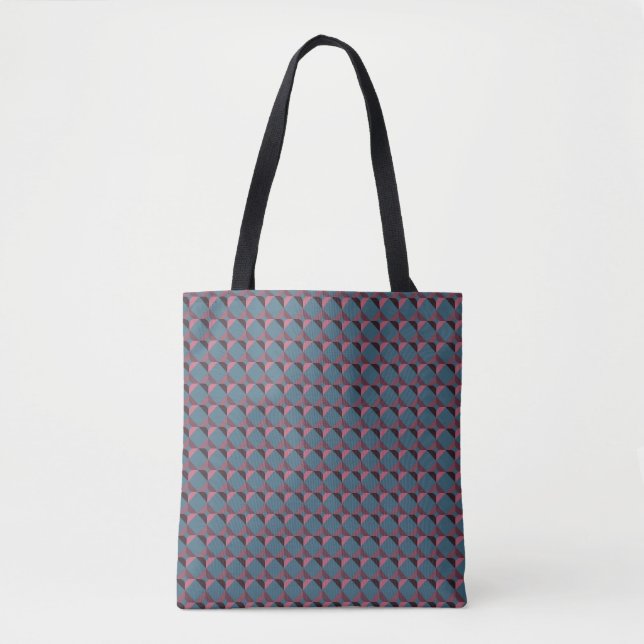 Squares & Rounded Squares Tote Bag (Front)