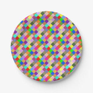 Squares Squared Paper Plates