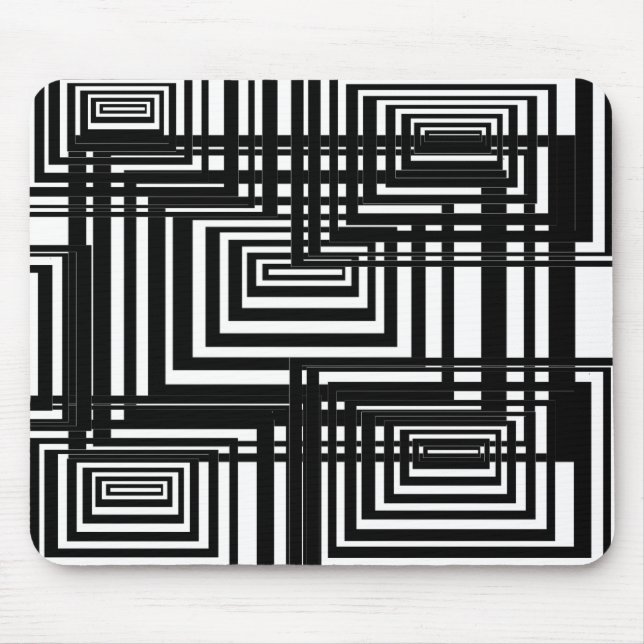 squares, squares, mouse pad (Front)