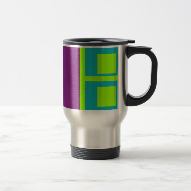 Squares Travel Mug (Right)