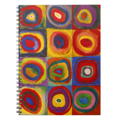 Squares w Concentric Circles 2  Kandinsky  Notebook