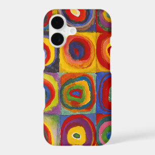 Squares w Concentric Circles Kandinsky iPhone 17 Case