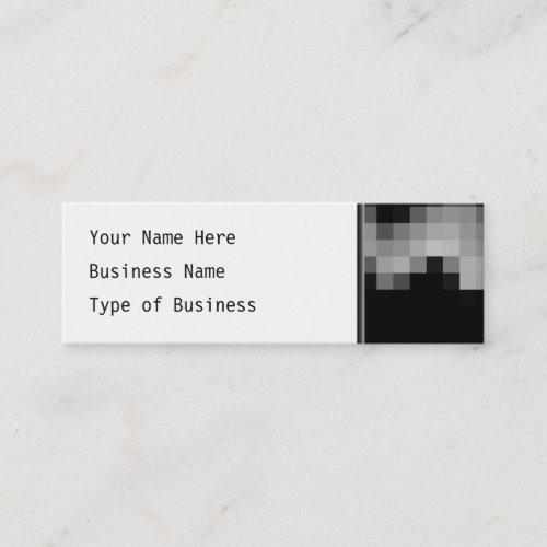Squares Wave Abstract. Black and Gray Business Card Templates