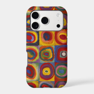 Squares With Concentric Circles iPhone 17 Pro Case