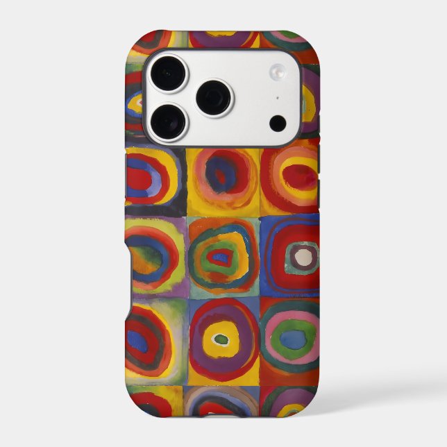 Squares With Concentric Circles Case-Mate iPhone Case (Back)