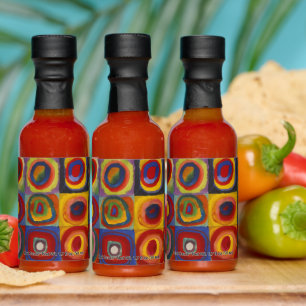 Squares With Concentric Circles Hot Sauces