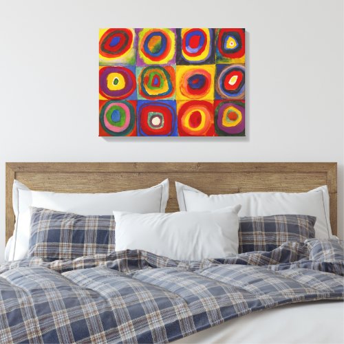 Squares with Concentric Circles  Kandinsky  Canvas Print