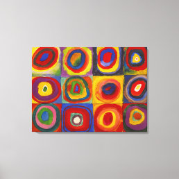 Squares with Concentric Circles | Kandinsky | Canvas Print