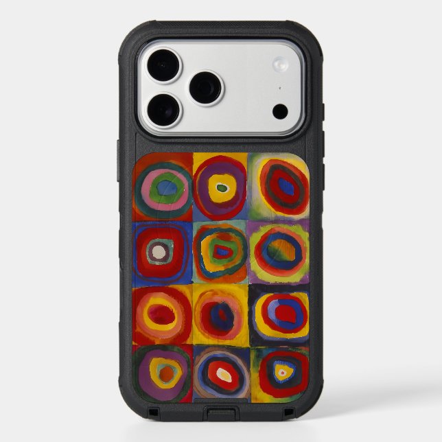 Squares With Concentric Circles Otterbox iPhone Case (Back)