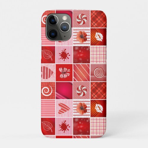 squares with various backgrounds and elements iPhone 11 pro case
