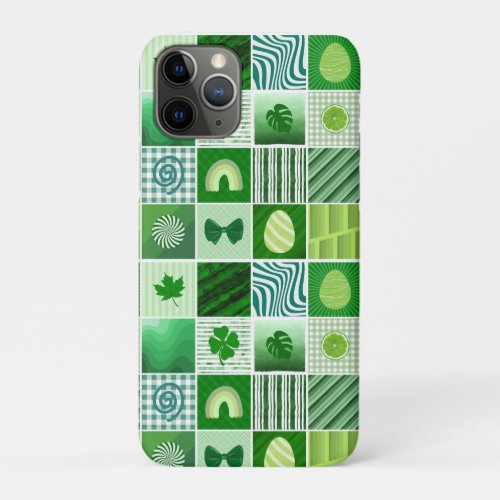 squares with various backgrounds and elements iPhone 11 pro case