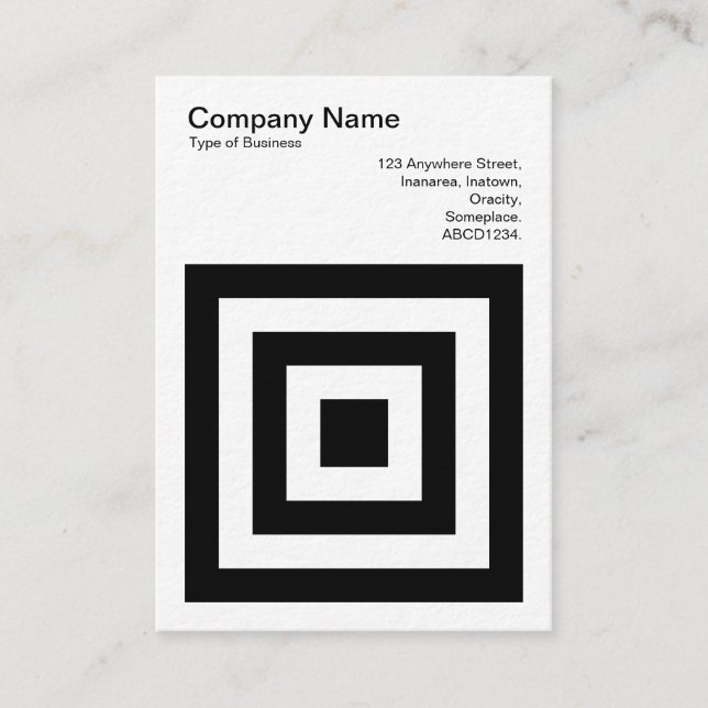 Squares within Squares Business Card (Front)