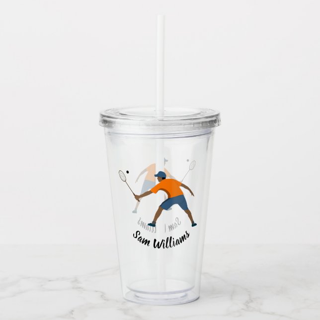 Squash Acrylic Tumbler (Front)