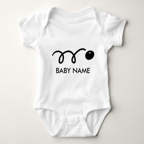 Squash baby infant outfit with personalized name baby bodysuit