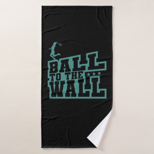 Squash Ball to the Wall Bath Towel