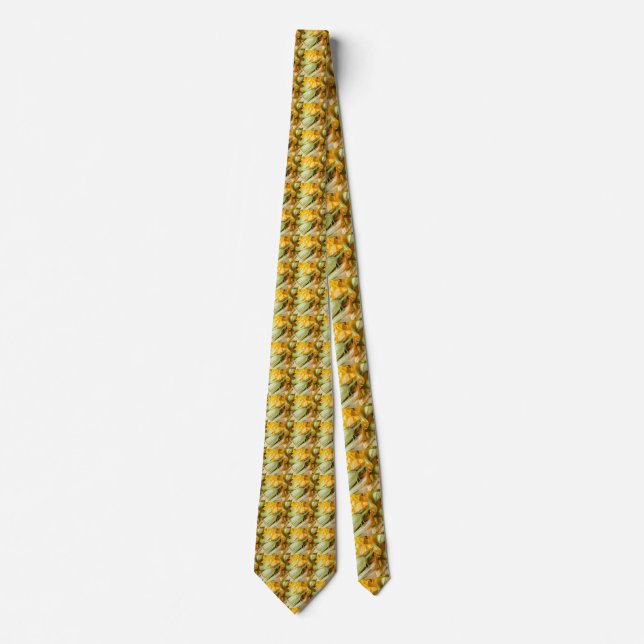 Squash Blossom Delight Neck Tie (Front)