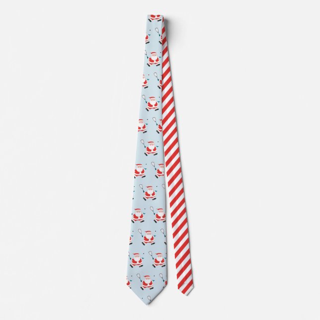 Squash Christmas Sports Neck Tie (Front)