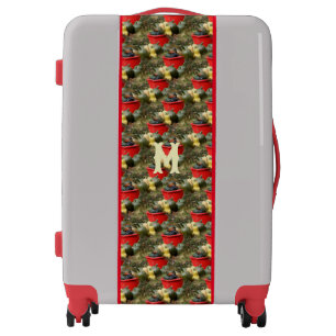 Squash Country Garden Harvest Monogram Luggage