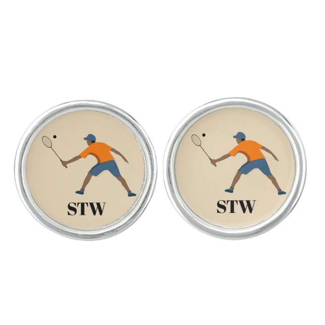 Squash Cufflinks (Front)