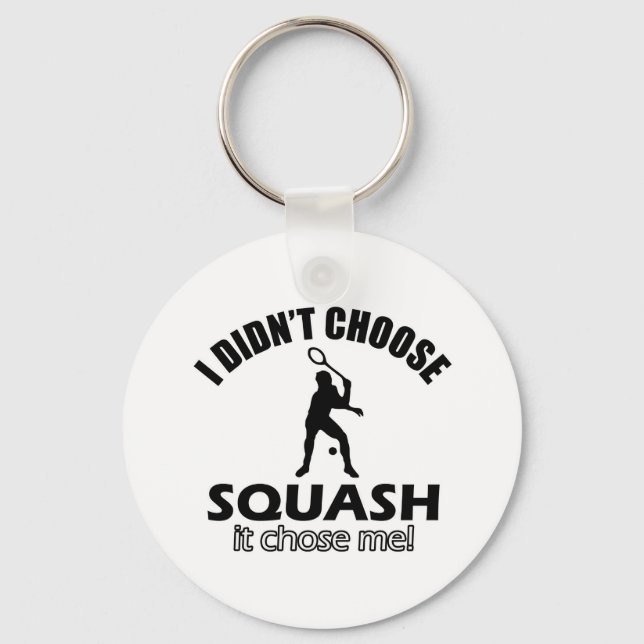 squash design keychain (Front)