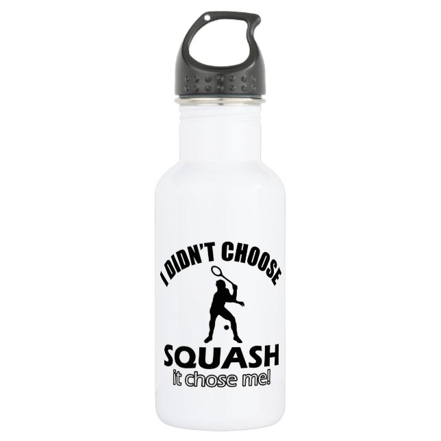 squash design water bottle (Front)