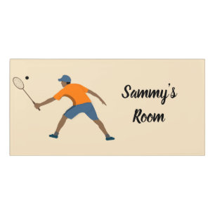 Squash Door Sign