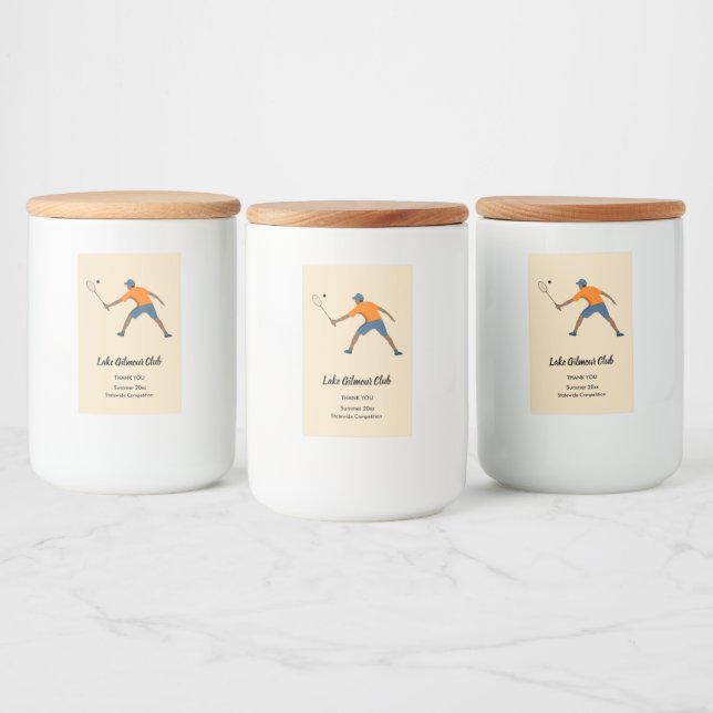 Squash Food Label (Bottles)