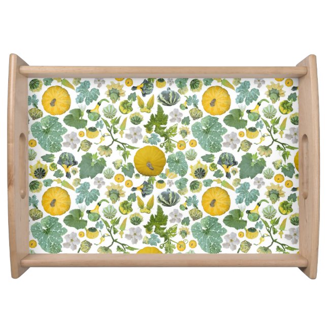 Squash Garden  Serving Tray (Front)