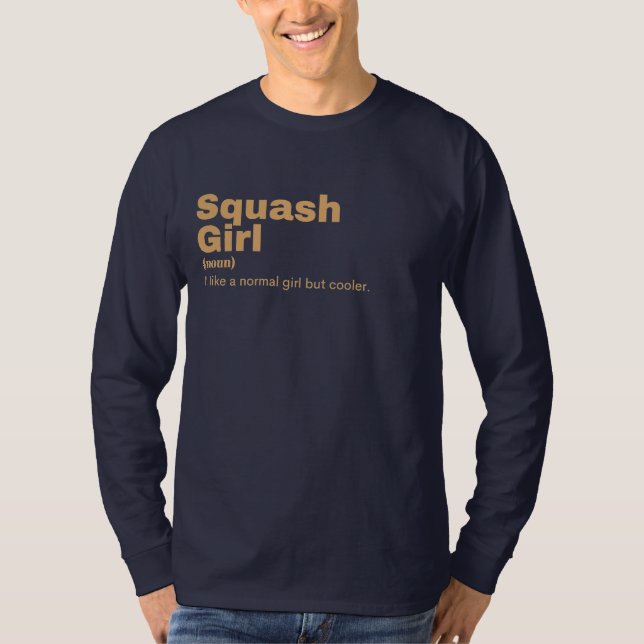 Squash Girl - Squash T-Shirt (Front)