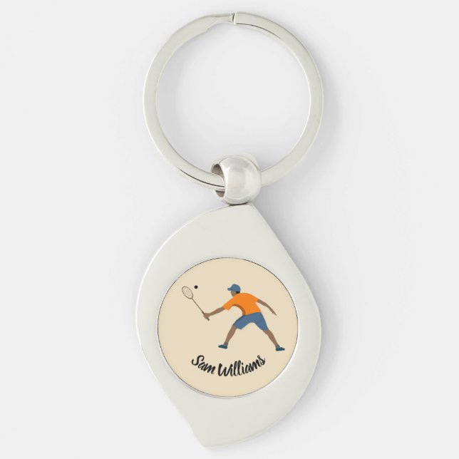Squash Keychain (Front)