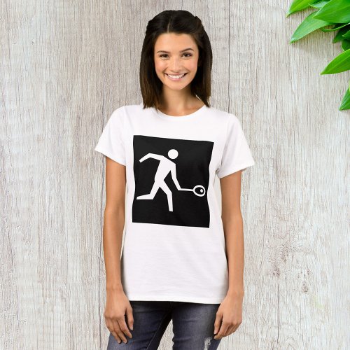 Squash Player Icon T_Shirt