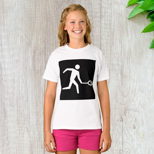 Squash Player Icon T_Shirt