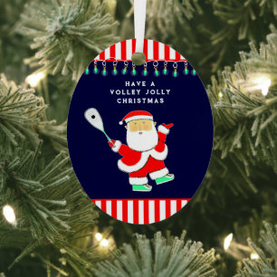 Squash Player Sports Gift Metal Ornament