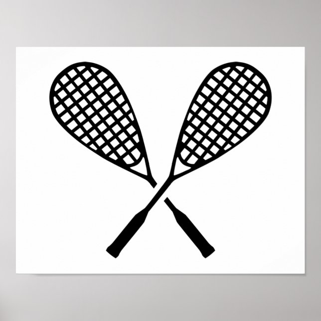 Squash rackets poster (Front)