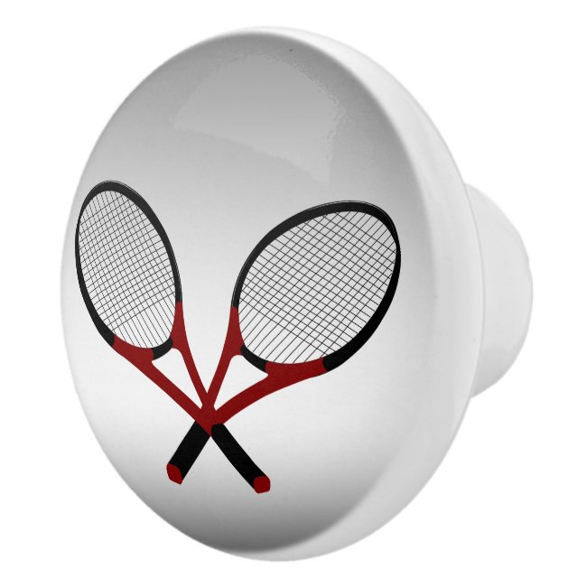 Squash Rackets Silver Ceramic Knob