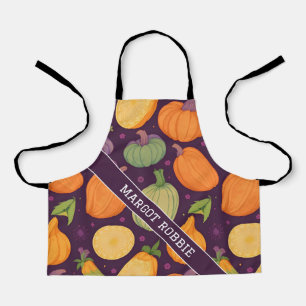 Squash Rainbow Colorful Personalized Pattern Apron